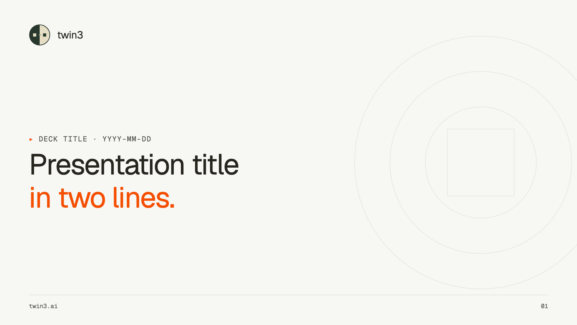 Title slide preview